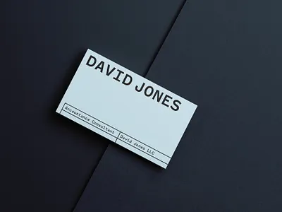 Accountant Business Card Design business card clean concept design graphic design layout minimalistic typography