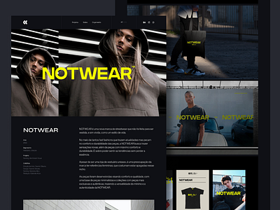 Project Page branding design desktop landing page portfolio studio ui user interface ux web design website