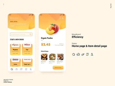 Instacart Redesign app ui visual design