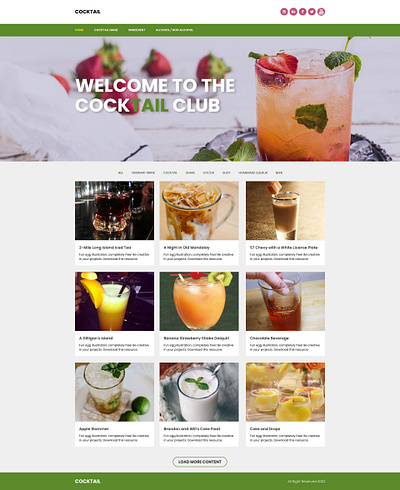 Cocktail Design ui