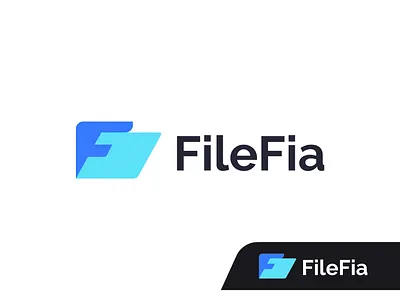 File logo design blue brand identity branding branding design design document envelope f file file logo design file manager folder iconic f letter f letterhead lettering logo monogram paper shape