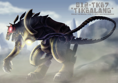 Project Re:Imagine - TIKBALANG art concept concept art drawing folklore illustration mecha mythology philippines reimagine reimagined reimagining robot sci fi science fiction scifi tikbalang