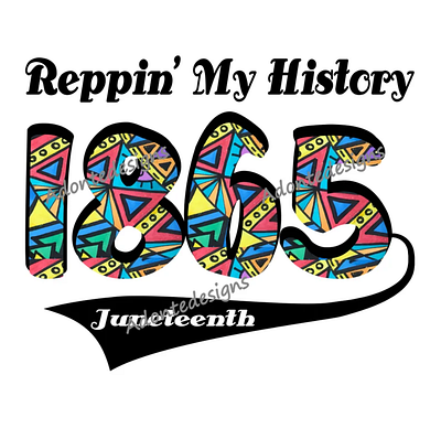 Reppin My History Juneteenth 1865 Png 3d animation app branding design graphic design illustration logo ui vector