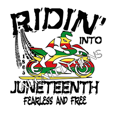 Ridin Into Juneteenth Fearless and Free! Juneteenth Biker 3d animation app branding design graphic design illustration logo ui vector