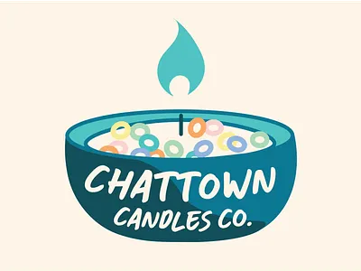 Candle Company Logo branding graphic design illustration logo