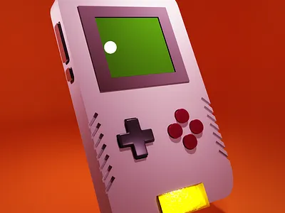 Gameboy 3d design gameboy graphic design illustration nintendo