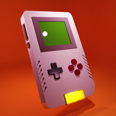 Gameboy 3d design gameboy graphic design illustration nintendo