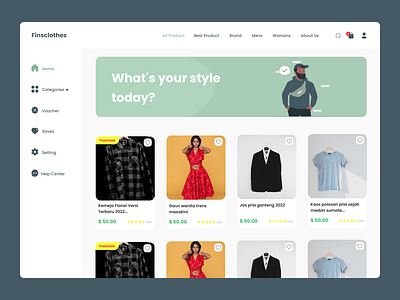 Ecommerce Catalog design ecommerce ui design web design website design