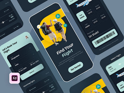 Ticket Flight Booking App🛩️ 3d air line app animation app boking booking booking app branding design graphic design illustration logo motion graphics ticket flight app typography ui ui app ux vector 🛩️