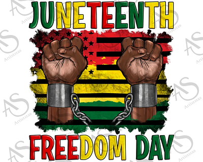 Juneteenth Freedom Day Png Sublimation Design 3d animation app branding design graphic design illustration logo motion graphics ui vector