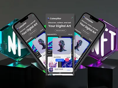 NFT App design nft ux redesign ui ux