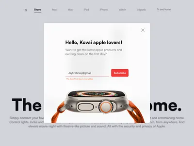 Subscribe for Newsletters #dailyui branding dailyui design figma illustration logo ui ui challenge uiux ux