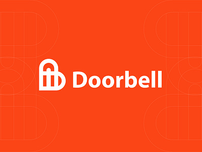 Doorbell - Brand Identity, Logo Design brand identity branding creative logo door furniture house icon letter logo logo logo designer logotype minimalist modern logo monogram real estate space ui unique logo web website