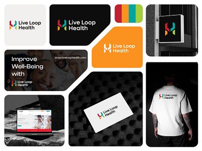 LIVE LOOP HEALTH - COMPLETE BRAND SETUP (WEBSITE & BRANDING) branding custom custom design design graphic design graphics hosting illustration logo ui ux vector web web design web development website website design