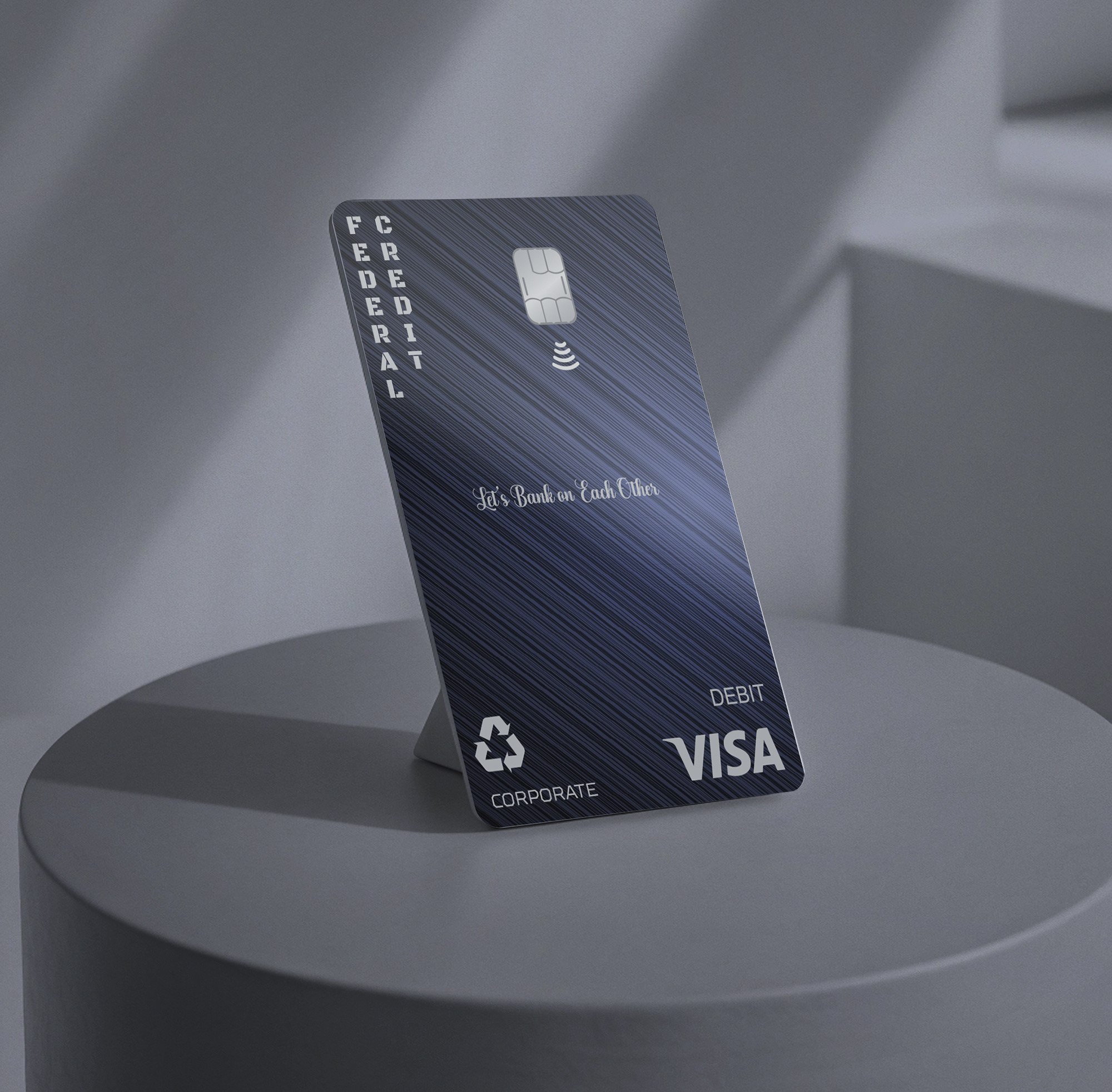 Example of Sleek Credit Card & Master Card Design