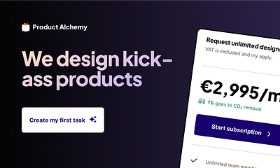 Figma freebie: Product Alchemy Site figma figma freebie single page site ui web design