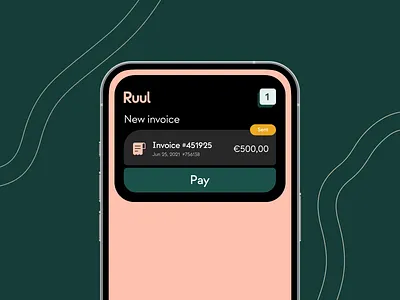Ruul Dynamic Island app branding color design illustration iphone logo page ui web