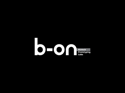 B-on Biotech Prototyping Labs artdirection bion biotech branding design graphic design lab laboratory lilit logo prototypinglab typography