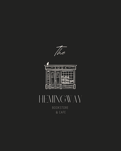 the HEMINGWAY brand branding design graphic design illustration logo logo design typography