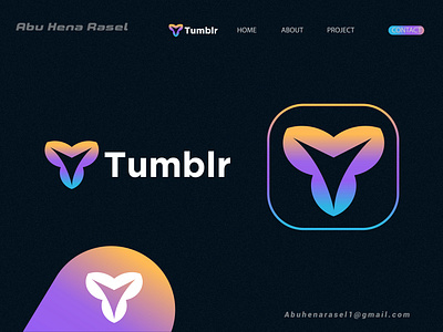 Tumblr app icon redesign concept - t letter logo brand identity branding branding design creative logo custom t logo design letterlogo logo logo design looking logo minimalist logo modern logo need need logo redesign symbol t abstract logo t logo tumblr tumblr designer