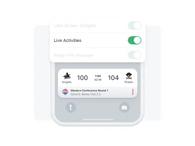 Live Activity for Game Updates ios live activities mobile onesignal