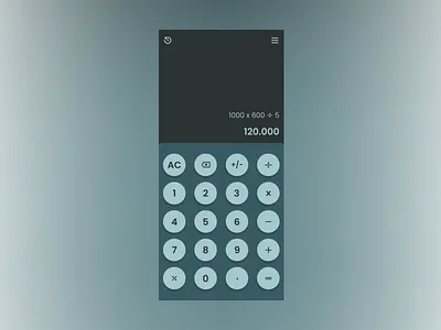 Design Calculator #Dailyui004 calculator daily ui 004 daily ui 04 dailyui004 design mobile ui ui design