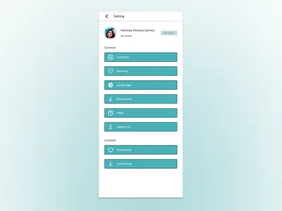 Setting Design | Daily UI 007 daily ui 007 dailyui007 setting setting design ui ui ux design