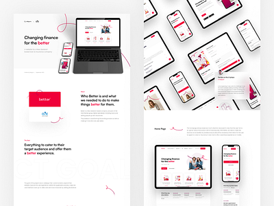 Better - Loans & Insurances Platform (Case Study) behance casestudy desktop illustration landing mobile responsive webdesign website