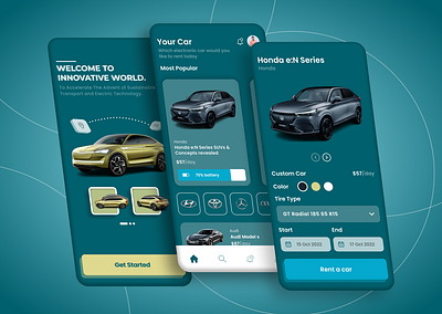 Smart Choice - Car Application Ui 3d animation app application branding design graphic design illustration logo motion graphics snepitech ui vector