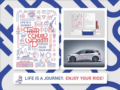 Corporate Design – Fahrschule Boom branding design graphic design illustration logo typography vector