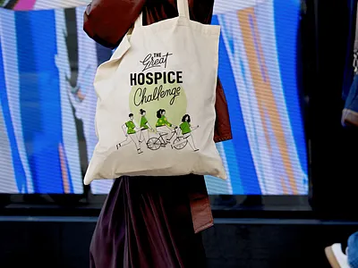 Hospice - The Great Challenge event branding branding event branding illustration illustrations logo visual identity