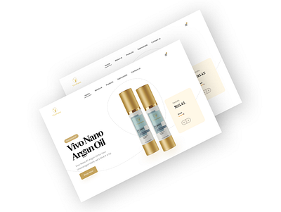 Argan Oil Landing Page UI Design Concept ar shakir branding design figma graphic design landing page sajon ui uiux ux