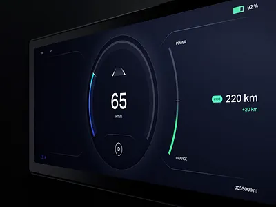 EV UI/UX HMI Concept Dashboard Interface Automotive animation app automotive car concept dashboard design drive ev hmi interaction interactive interface motion ui ux visual