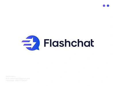 Flashchat Logo Design | Social Media Chat App Logo Concept a b c d e f g h i j k l m n brand identity branding chat logo chatting conversation design dynamic fast icon logo logo design logotype messenger minimalist logo modern logo o p q r s t u v w x y z reply social media talk