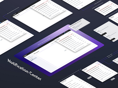 Notification Center app branding design handoff interaction design notification center notifications platform presentation typography ui uidesign