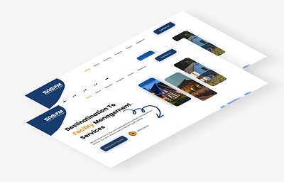 Facility Management Service Landing Page UI Design ar shakir branding design figma graphic design landing page sajon ui uiux ux