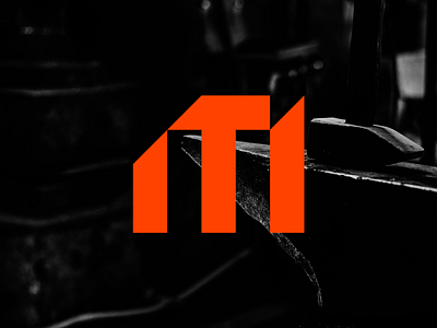 MetalTerm bold branding logo logotype monogram simple