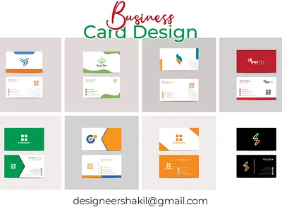 Simple Business Card Design branding business card business card design corporate business card corporate business card design design graphic design illustration simple business card simple business card dsign visiting card