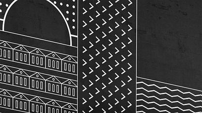 Edmonton Green Market Hall - Timber Wall Graphics graphic design illustration timber wall graphics wall graphics