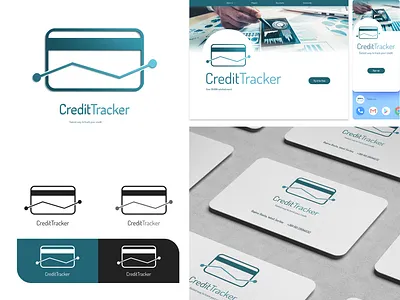 CreditTracker Logo branding design graphic design logo typography ui vector