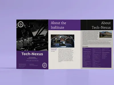 Brochure - Technical Festival : Tech-Nexus design graphic design typography