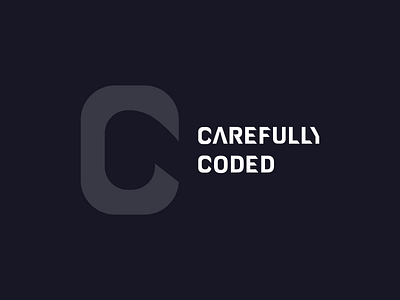 Carefully Coded Logo branding design graphic design logo vector