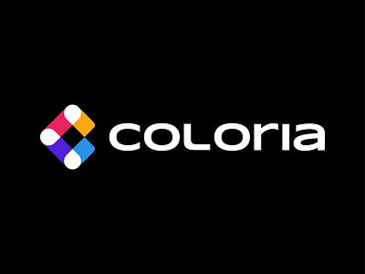 Coloria - Logo Concept 4 alphabet brand branding coloria colors connection for sale geometric hub identity letter c logo logodesign mark printing sale service shapes simple symbol