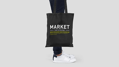 Edmonton Green Market Hall - Tote Bag branding graphic design logo tote bag