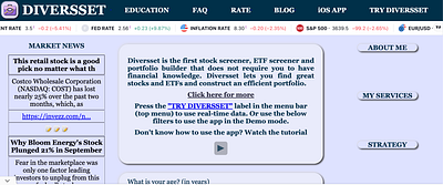 Stock screener and portfolio builder. How to choose stocks. How asset allocation efficient frontier efficient portfolio high beta stocks how to choose stocks managing portfolio risk markowitz model most expansive stocks most volatile stocks for today portfolio evaluation portfolio management stock market risk stock market risk minimization stock selection stock selection guide strategic asset allocation