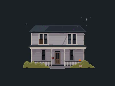709 Meridian Avenue halloween illustration illustrator michael myers vector