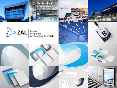 Corporate Design – ZAL Centre of Applied Aeronautical Research branding design graphic design illustration logo typography vector