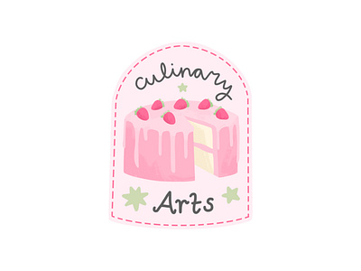 my 28th birthday cake badge baking cake culinary arts graphic design illustration