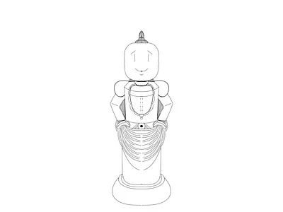 Inktober 19 - Ponytail design illustration inktober lego ponytail