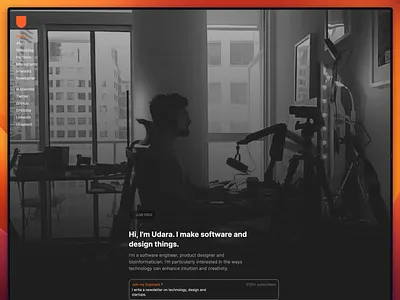 The live background (experiment) design experiment portfolio web design